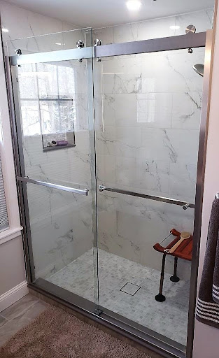 sliding glass shower enclosure