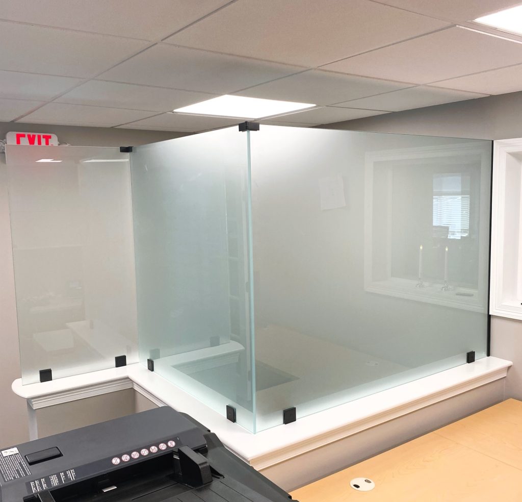 privacy glass office partition